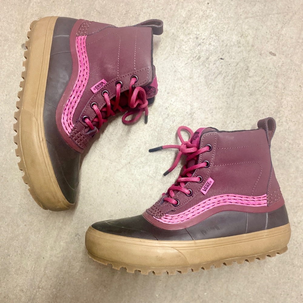 Vans Pink and Brown Winter Boots - Picture 8 of 11